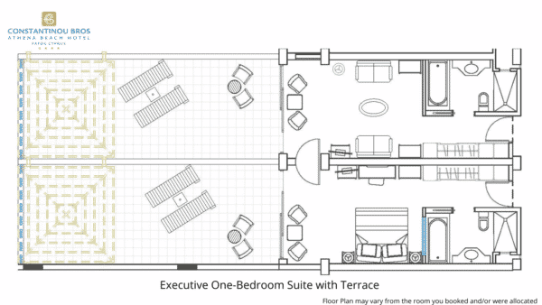 24 Executive One-Bedroom Suite with Terrace