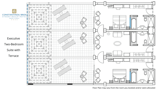 26 Executive Two-Bedroom Suite with Terrace