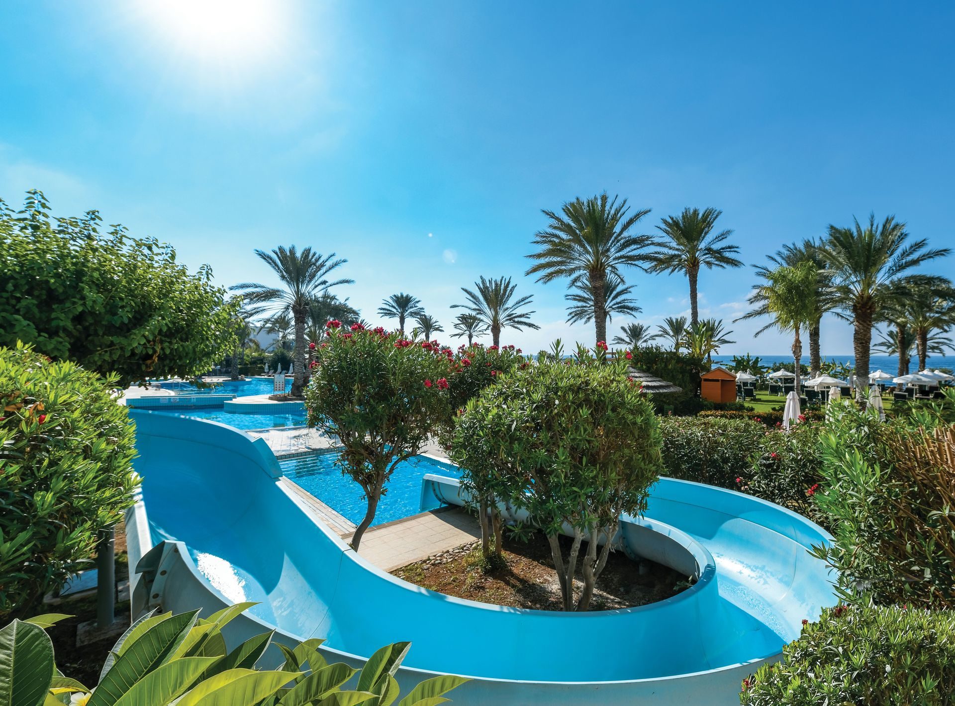 Athena Beach Hotel Waterslide