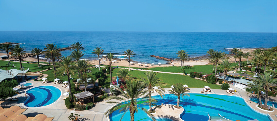 4 ATHENA BEACH HOTEL POOL AND SEA VIEW