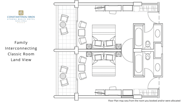 4 Family Interconnecting Classic Room Land View