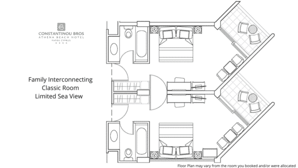 5 Family Interconnecting Classic Room Limited Sea View