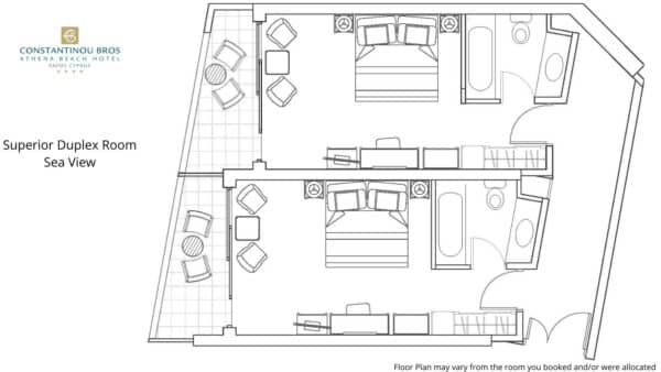 12 Superior Duplex Room Sea View