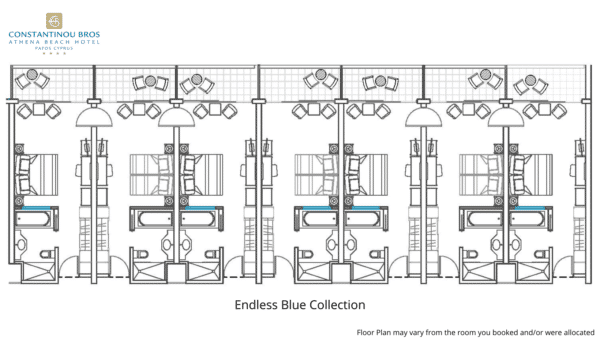 30 Endless Blue Collection with Balcony