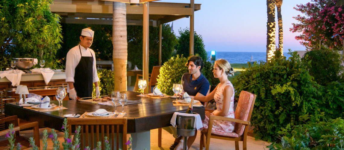 28 ATHENA BEACH HOTEL PALM TREE RESTAURANT