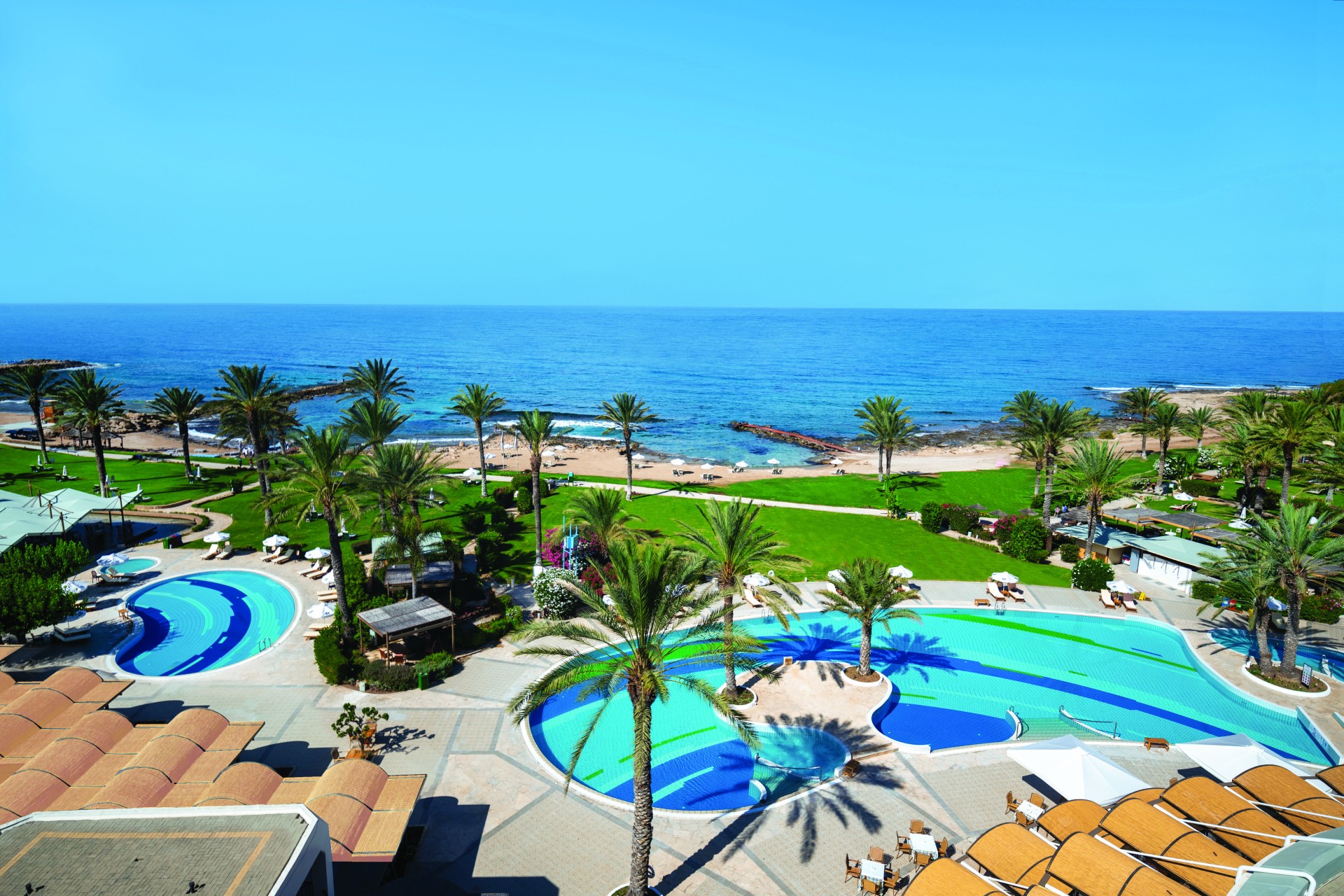 4 ATHENA BEACH HOTEL POOL AND SEA VIEW
