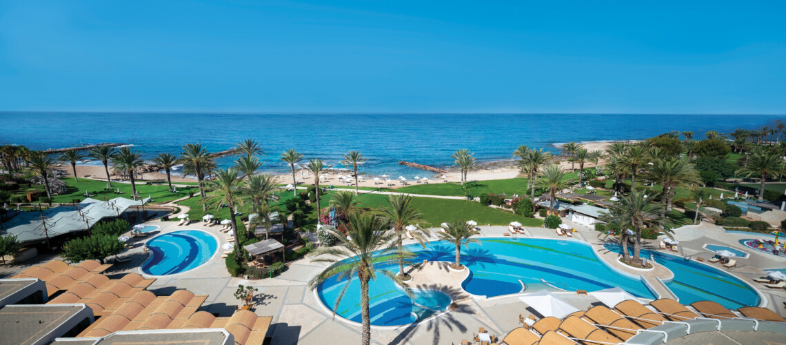 5 ATHENA BEACH HOTEL POOL AND SEA VIEW